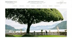 Desktop Screenshot of exclusiveitalyweddings.com